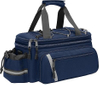 Bike Rack Bag with Rain Cover, Bike Trunk Cooler Handag Insulated Bicycle Rear Seat Pouch with 2 Side Foldable Panniers