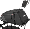 Rear Bike Rack Bag - 8L PVC Water Resistant Ebike Bags for Bicycle Rear Rack, Bicycle Trunk Pannier for Cycling