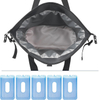 High Capacity Insulated Leakproof Cooler Bag That Holds 30 Cans with Zipper Closure for Beach Picnic Camping Grocery Travel