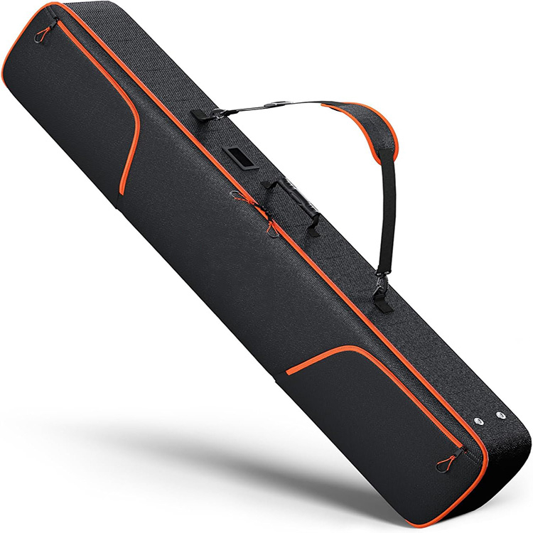 Padded Waterproof Large Capacity Snowboard Bag with Adjustable Shoulder Strap for Travel Outdoor Winter Sports Storage
