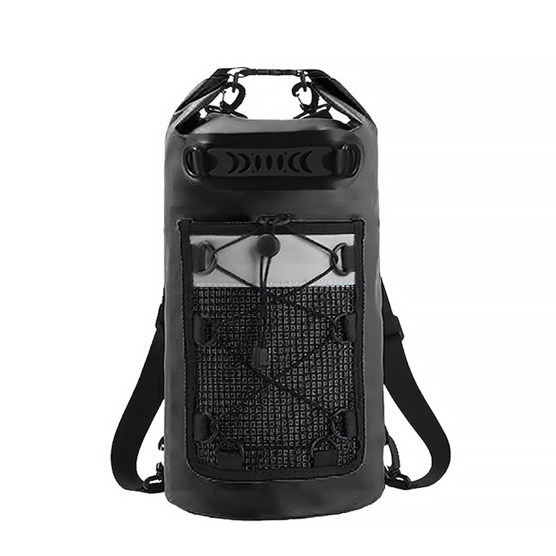 Outdoor Waterproof Bag - PVC Dry Bag Single Shoulder and Backpack 2-in 1 for Rafting, Canyoning, Hiking