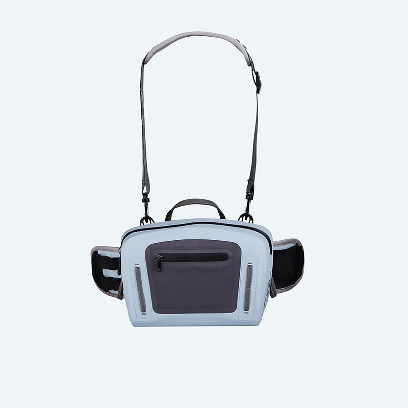 TPU Waterproof Waist Bag 6L Airtight Zipper Outdoor Waterproof Road Bag Fishing Upstream Drifting Waist Bag