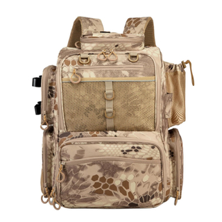 Fishing Bag Camouflage Storage Gear Backpack Large Capacity Fishing Rod Backpack Sea Fishing Lure Bag