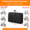 Large Capacity Durable Bike Travel Bag with Multi Compartments for Bicycle Transport Storage Outdoor Cycling Trip Protection