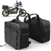 Convertible Large Capacity Motorcycle Saddlebag Backpack with 30L Storage for Motorbike Touring Travel Outdoor Adventure