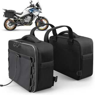 Convertible Large Capacity Motorcycle Saddlebag Backpack with 30L Storage for Motorbike Touring Travel Outdoor Adventure