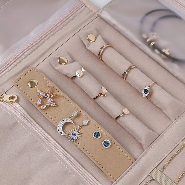 Factory Direct Portable Lightweight Foldable Jewelry Organizer for Journey(EPZ-279)