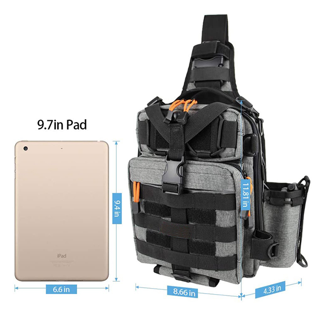 New Designer Multifunctional Fishing Tackle Backpack with Fishing Rod Holder(EPZ-523)