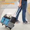 Amazon Hot Selling Durable Portable Cat Luggage Bag Pet Rolling Carrier(EPZ-303)