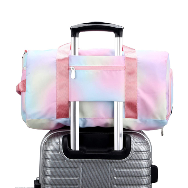 New Designer Weekender Women Travel Custom Duffel Bag with Shoe Compartment(EPZ-583)