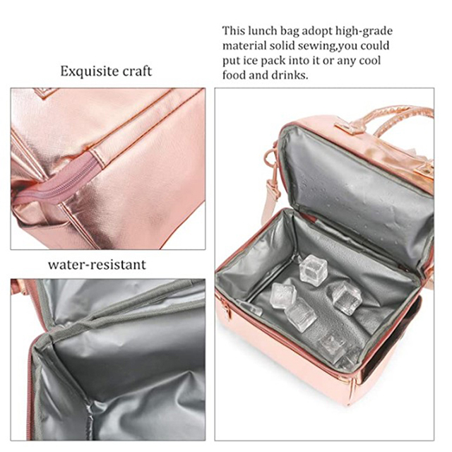 China Supplier Wide Open Insulated Lunch Box Insulated Cooler Food Bags(EPZ-076)