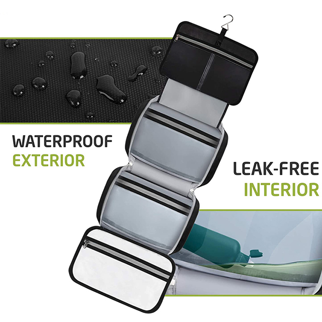 Amazon Hot Selling Leak Proof Detachable Compartment Mens Toiletry Bag(EPZ-221)