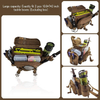 Well Designed Large Capacity Saltwater Resistant Fishing Tackle Storage Bag With Rod Holder