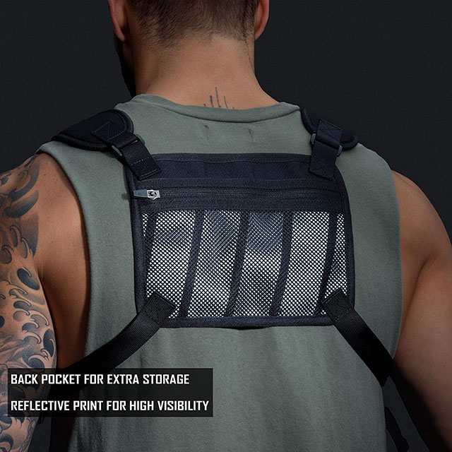  Running Pack For Workouts Running Phone Holder With Extra Storage Lightweight Chest bag