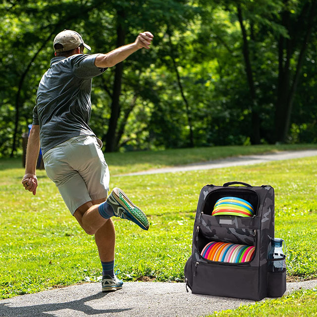 Disc Golf Backpack Camouflage Disc Golf Bag with big Capacity 