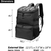 Cooler Insulated Waterproof Cooler Backpack Leakproof Lightweight Back Pack with Cooler Compartment 