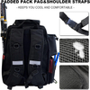 Multiple Storage Compartment Fishing Tackle Backpack with 2 Fishing Rod Holder for Fishing