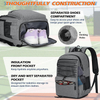 Well Designed Versatile Tennis Racket Bags Holds 2 Rackets with Insulated Pocket Ventilated Shoe Compartment
