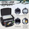 Water Resistant Extra Large Fit 7 3700 Tackle Boxes Fishing Box Bags With EVA Top Cover