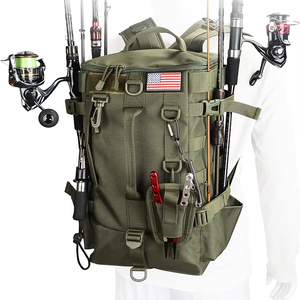 Mutil-functional Large Capacity Tackle Bag Fishing With Rod Holders Fishing Duffle Bag