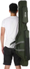 Water-resistant 3 layer Army Green Large Capacity Fishing Rod Reel Storage Bag