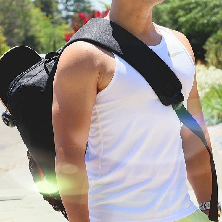 New Design Durable Sling Strap Longboard Skateboard Backpack Bag Carrier with Laptop Holder