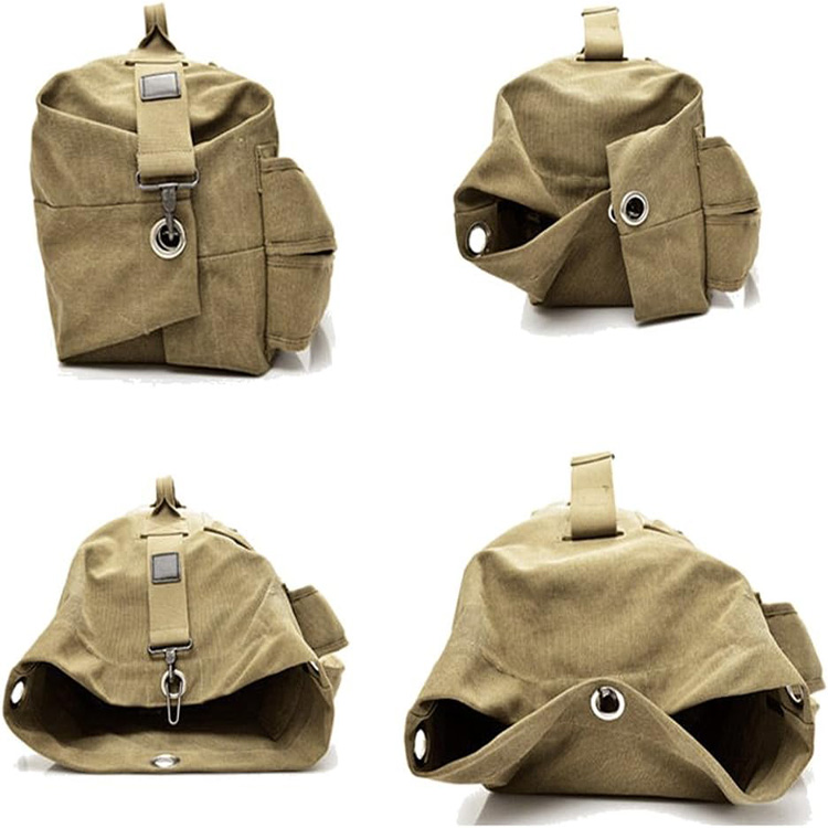 Well Designed Durable and Large Capacity Canvas Storage Backpack for Climbing and Hiking