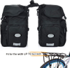 Stylish Design 50L Waterproof Bicycle Commuting Saddle Bags with Rain Cover for Bicycle Rear Rack