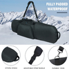 Multi-Compartment Padded Waterproof Snowboard Bag with Boot Storage for Travel Winter Sports Ski Trip Outdoor Adventure