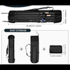 600D Oxford Multi-Purpose Waterproof Large Capacity Fishing Rod Bag with Zipper Closure for Travel Outdoor Baitcasting Spinning