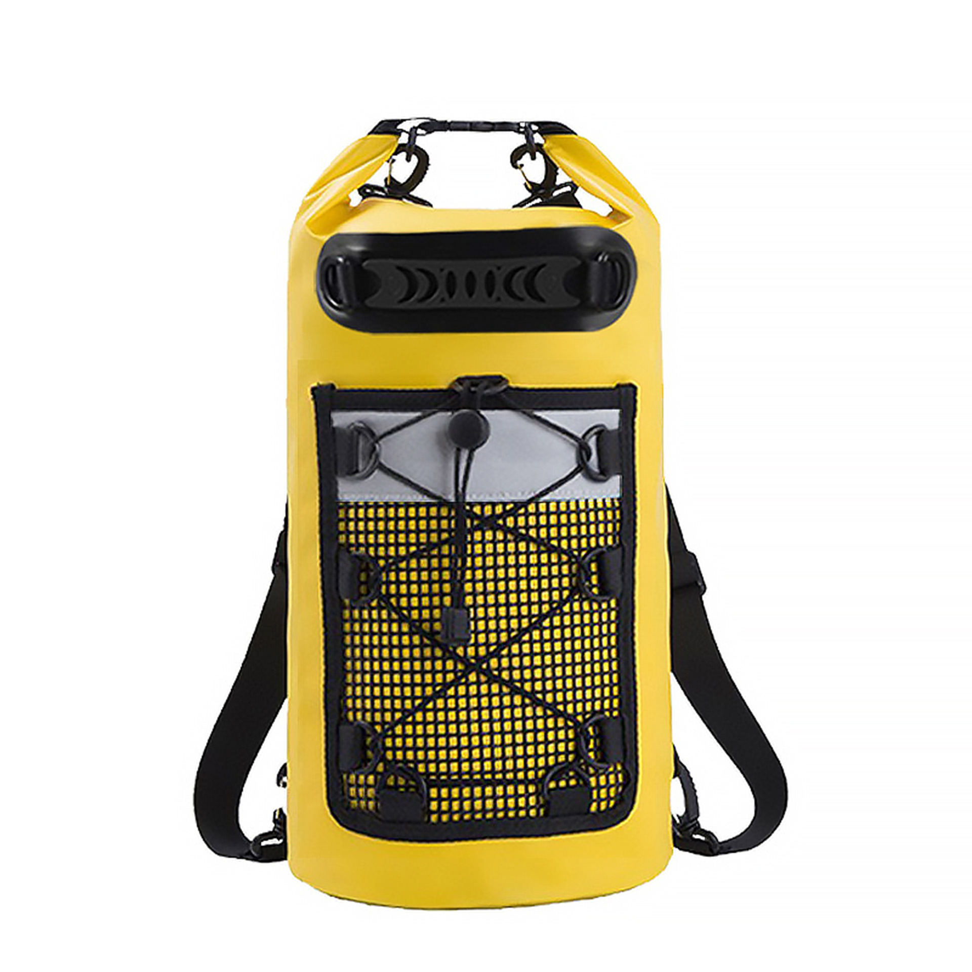 Outdoor Waterproof Bag - PVC Dry Bag Single Shoulder and Backpack 2-in 1 for Rafting, Canyoning, Hiking
