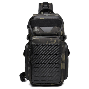 Tactical Chest Bag, Men's Crossbody Bag, Waterproof Multifunctional Outdoor Portable Bag, Cycling Shoulder Bag