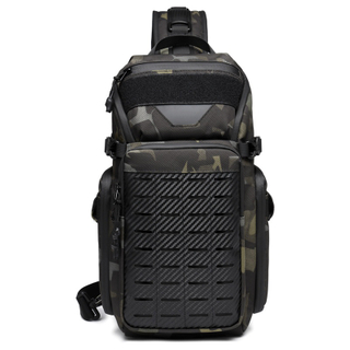 Tactical Chest Bag, Men's Crossbody Bag, Waterproof Multifunctional Outdoor Portable Bag, Cycling Shoulder Bag