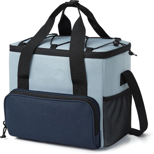 Insulated Leakproof Large Capacity Cooler Bag with Multi Pockets for Camping Beach Picnic Grocery Travel Outdoor Work