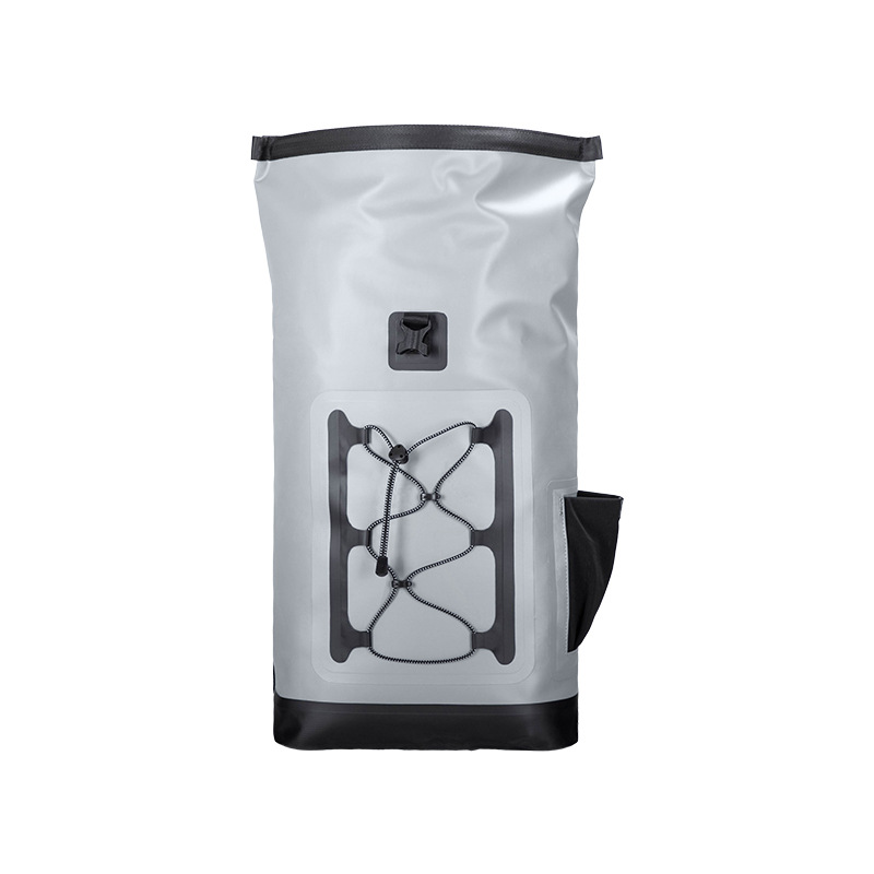 PVC Waterproof Backpack with Side Pocket and Wading Bucket for Outdoor Hiking and Camping Diving Swimming Adventures