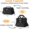 Portable Leakproof Insulated Lunch Bag with Adjustable Shoulder Strap for Work Office Picnic Travel Outdoor Daily Meal Use