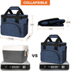 Large Capacity Leakproof Insulated Lunch Bag with Dual Zipper for Work Office Outdoor Picnic Travel Daily Meal Storage