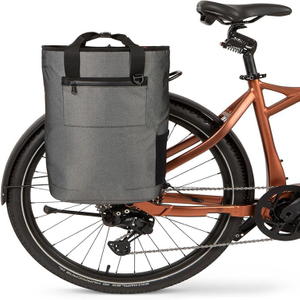 Lightweight Convertible Bike Pannier Bag with Shoulder Strap for Cycling Travel