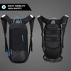 Water-Resistant Nylon Large Capacity Cycling Backpack with Helmet Holder for Road Biking Commuting Outdoor Travel Hiking