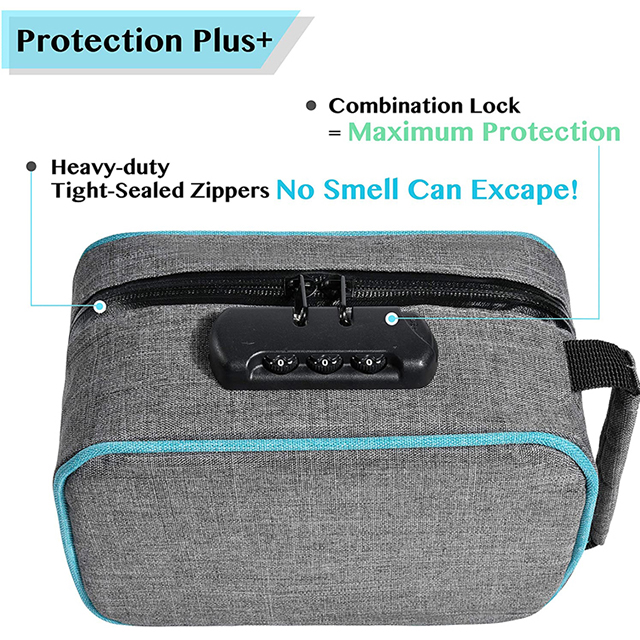 New Product Odor Proof Stash Case Container Travel Storage Case Smell Proof Bag(EPZ-254)