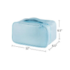 Hot Selling Large Compartment Lightweight Double Layer Korean Cosmetic Bag(EPZ-471)