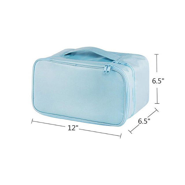 Hot Selling Large Compartment Lightweight Double Layer Korean Cosmetic Bag(EPZ-471)