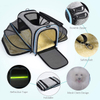 Premium Quality Airline Approved Expandable Foldable Soft-Sided Pet Carrier Bag(EPZ-302)