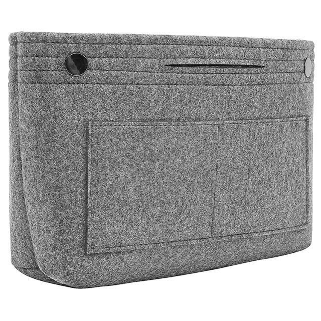 Amazon Hot Selling Cosmetic Storage Makeup Felt Bag Organizer Insert Handbag(EPZ-326)
