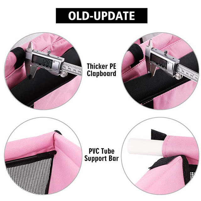 Factory Direct Portable Breathable Pet Car Seat for Travel with Clip on Leash(EPZ-332)
