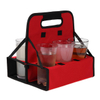 Hot Sell Reusable Folds Flat Holds 6 Cups or Cans Sturdy Frame Cup Carrier Holder(EPZ-235)