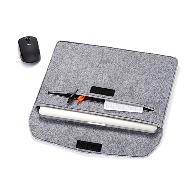 Amazon Hot Selling Soft 13 Inch Felt Laptop Sleeve Case Felt Laptop Bag(EPZ-092)