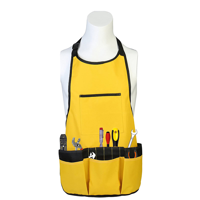 Factory Direct Waterproof Heavy Duty Gardening Apron with Pockets for Men Women(EPZ-209)