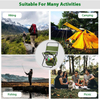 Newest Design Outdoor Portable Folding Fishing Chair Seat Bag With Insulated Picnic Bag