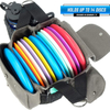 Disc Golf Bag Sling Tote Bag for Golf Holds Up to 14 Discs, Water Bottle, and Accessories